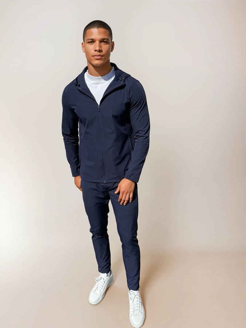 Tech Windbreaker - Navy