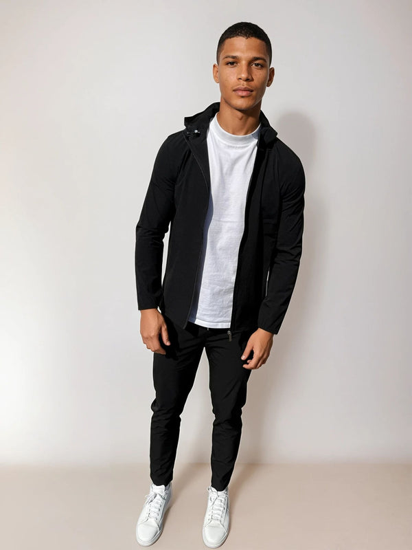 Tech Windbreaker - Black