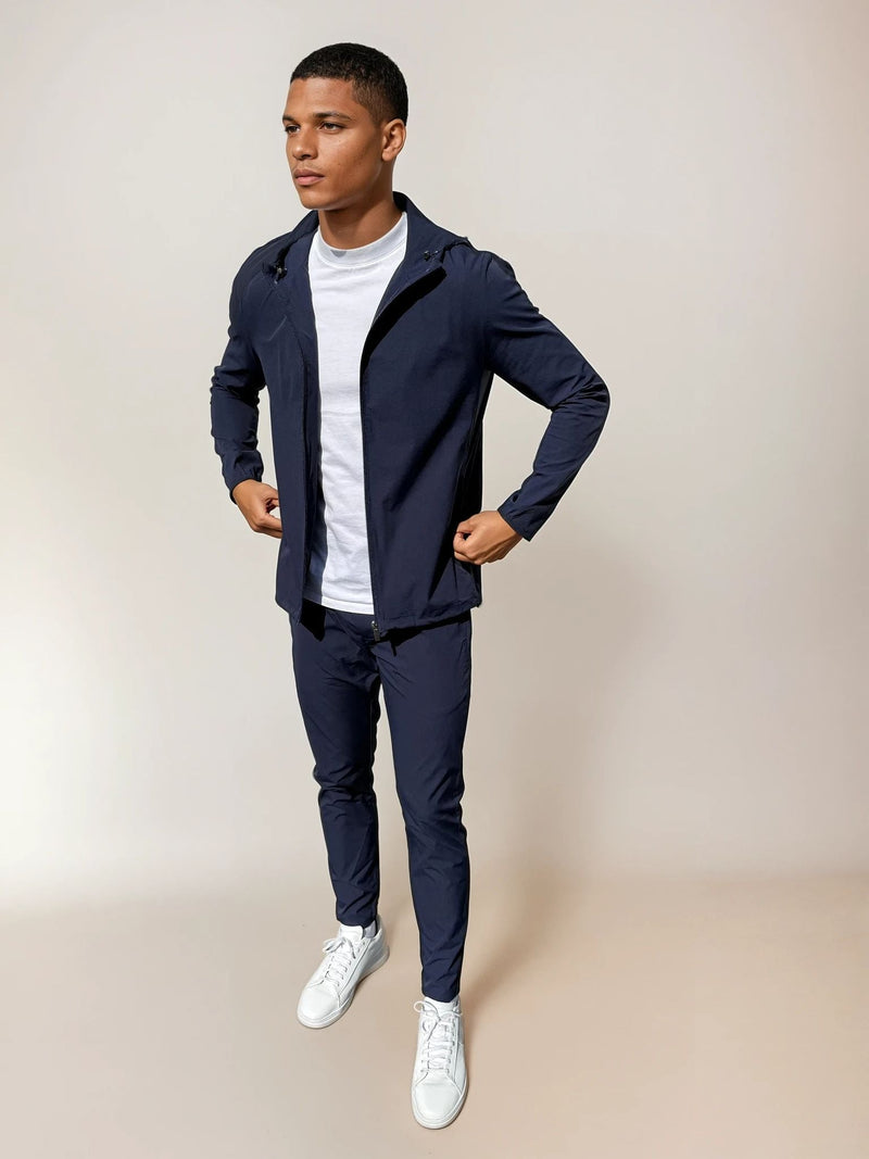 Tech Windbreaker - Navy